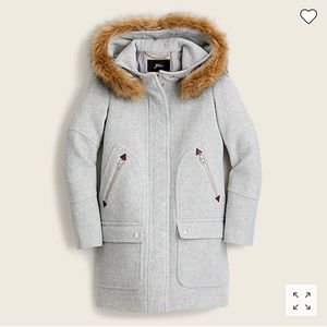NWT Chateau parka in Italian stadium-cloth wool